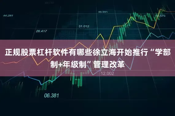 正规股票杠杆软件有哪些徐立海开始推行“学部制+年级制”管理改革