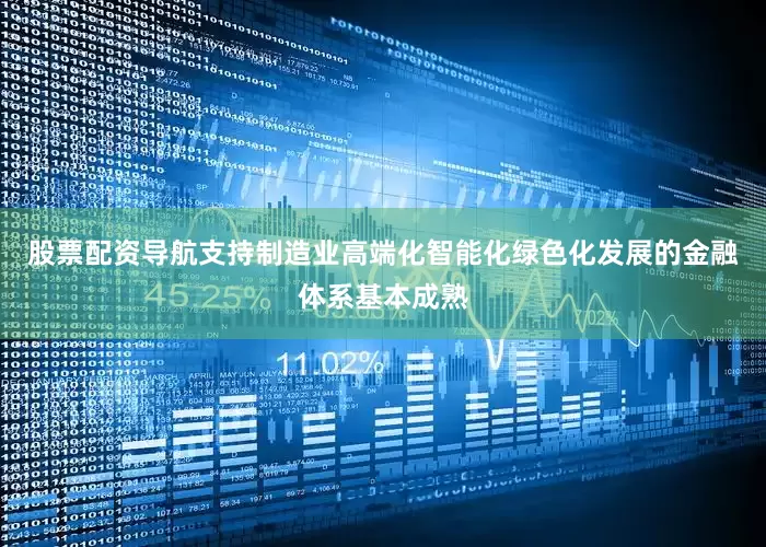 股票配资导航支持制造业高端化智能化绿色化发展的金融体系基本成熟