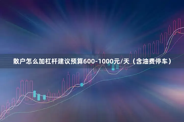 散户怎么加杠杆建议预算600-1000元/天（含油费停车）